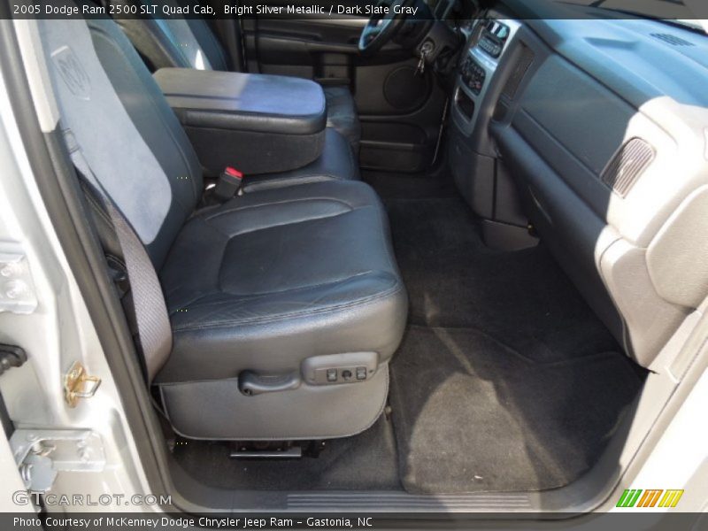 Bright Silver Metallic / Dark Slate Gray 2005 Dodge Ram 2500 SLT Quad Cab