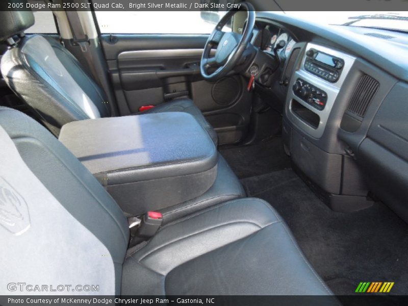 Bright Silver Metallic / Dark Slate Gray 2005 Dodge Ram 2500 SLT Quad Cab
