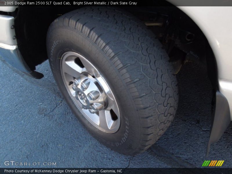 Bright Silver Metallic / Dark Slate Gray 2005 Dodge Ram 2500 SLT Quad Cab