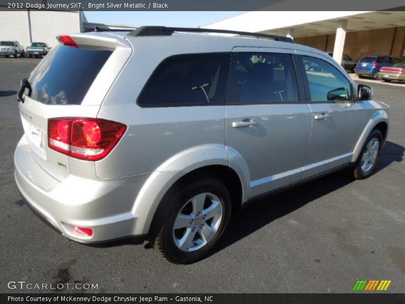 Bright Silver Metallic / Black 2012 Dodge Journey SXT