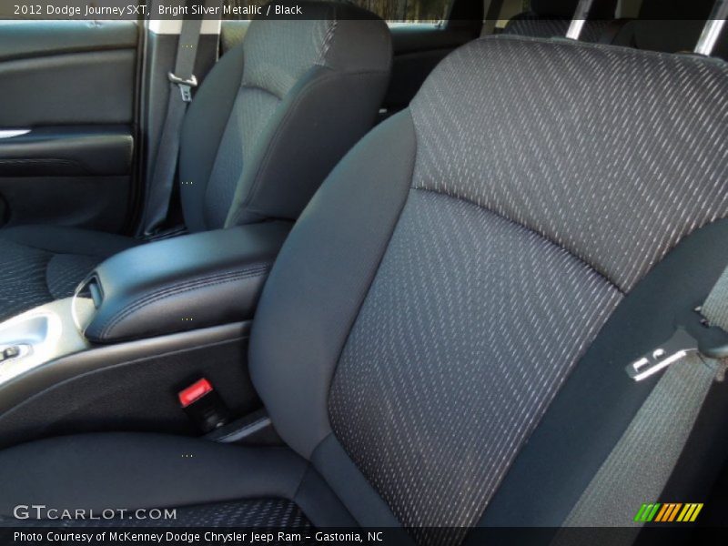 Bright Silver Metallic / Black 2012 Dodge Journey SXT