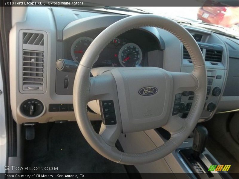 Oxford White / Stone 2010 Ford Escape XLT