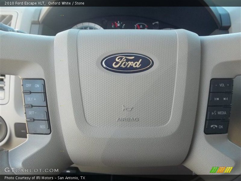 Oxford White / Stone 2010 Ford Escape XLT