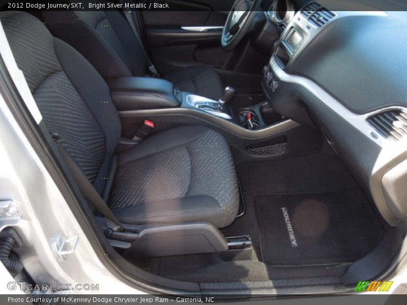Bright Silver Metallic / Black 2012 Dodge Journey SXT