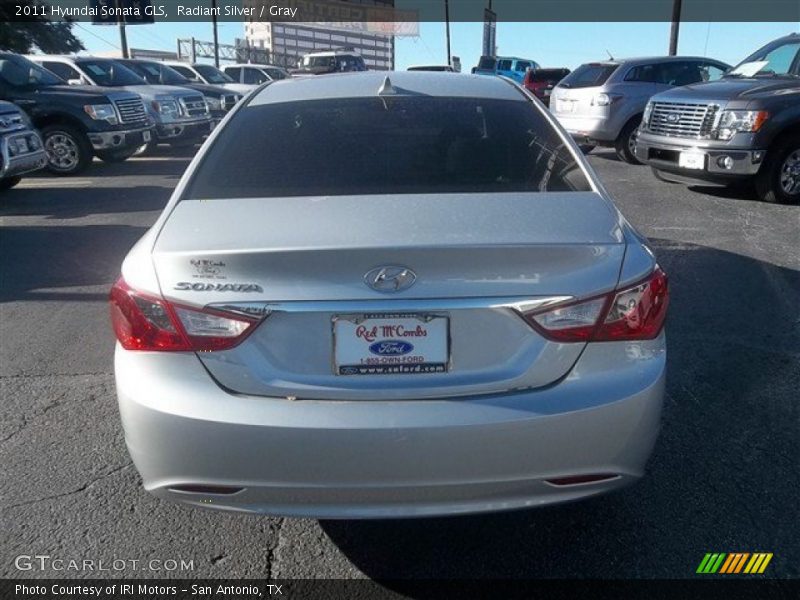 Radiant Silver / Gray 2011 Hyundai Sonata GLS