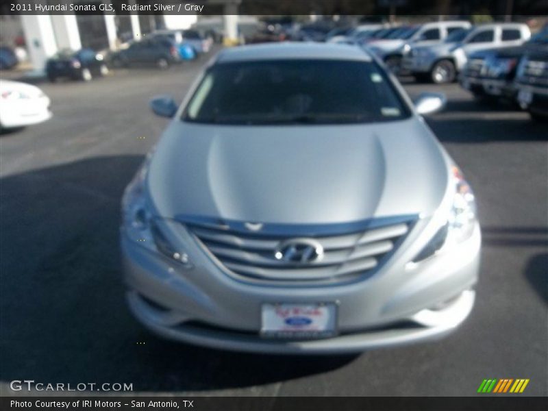 Radiant Silver / Gray 2011 Hyundai Sonata GLS