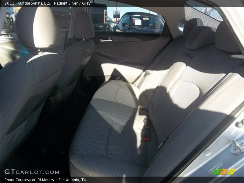 Radiant Silver / Gray 2011 Hyundai Sonata GLS