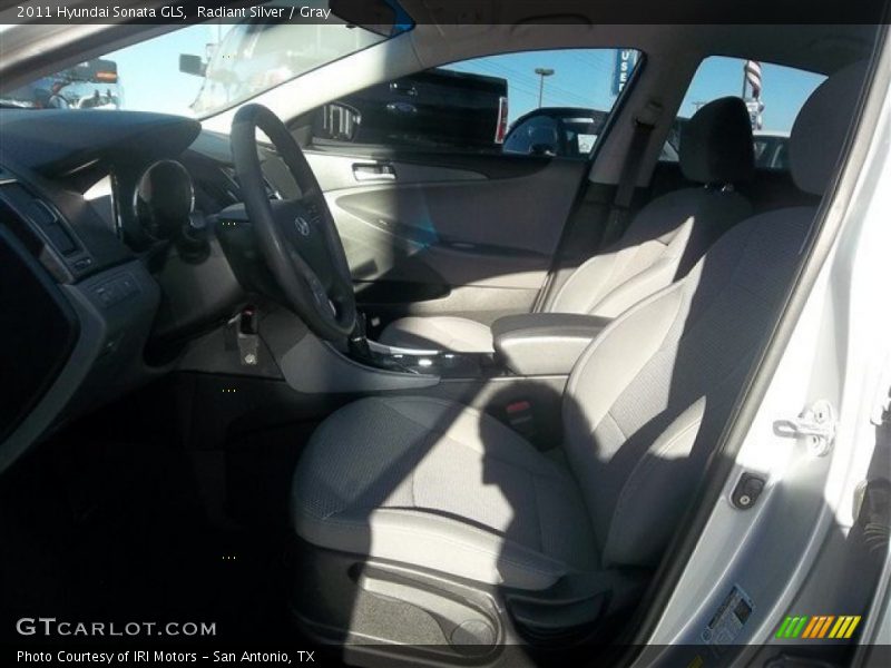 Radiant Silver / Gray 2011 Hyundai Sonata GLS