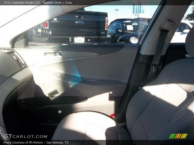 Radiant Silver / Gray 2011 Hyundai Sonata GLS