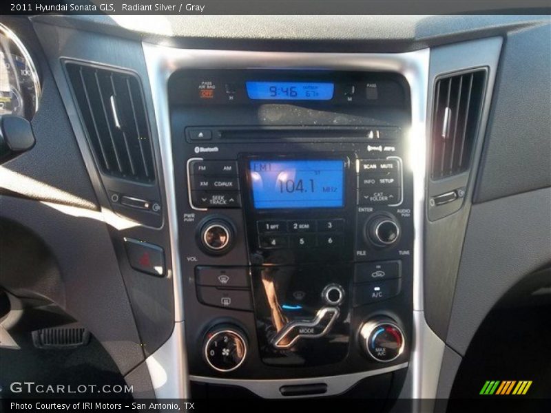 Radiant Silver / Gray 2011 Hyundai Sonata GLS
