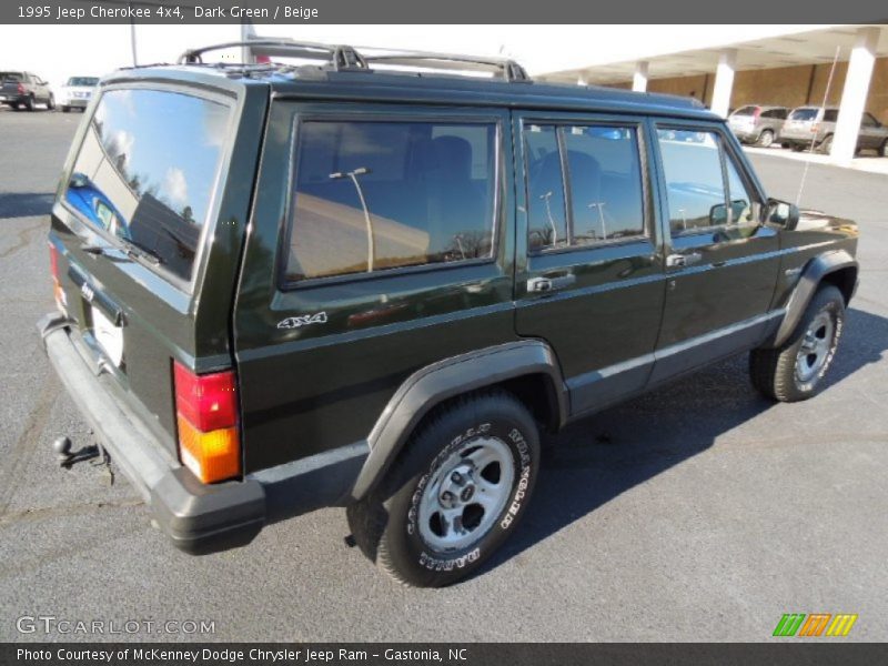 Dark Green / Beige 1995 Jeep Cherokee 4x4