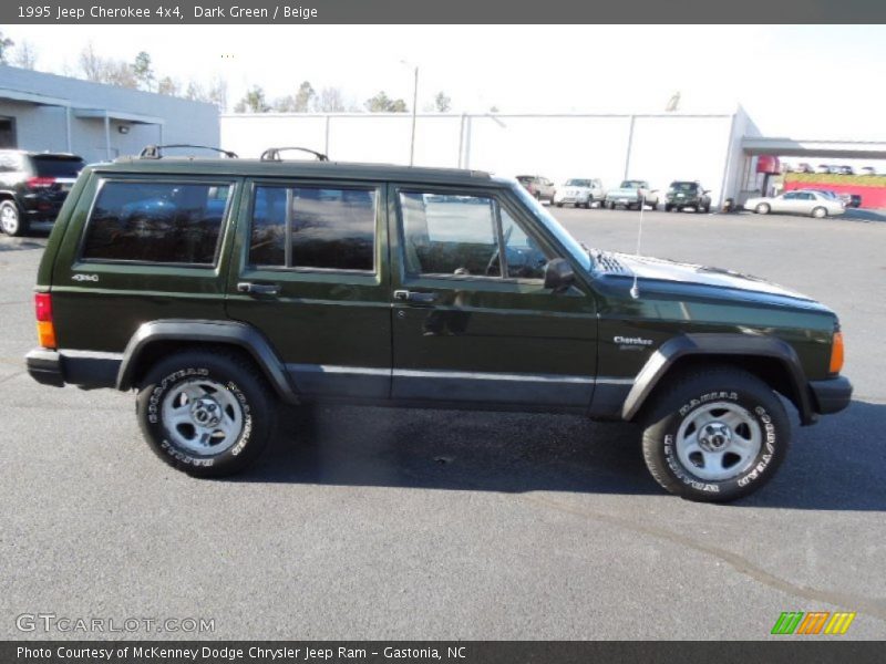 Dark Green / Beige 1995 Jeep Cherokee 4x4