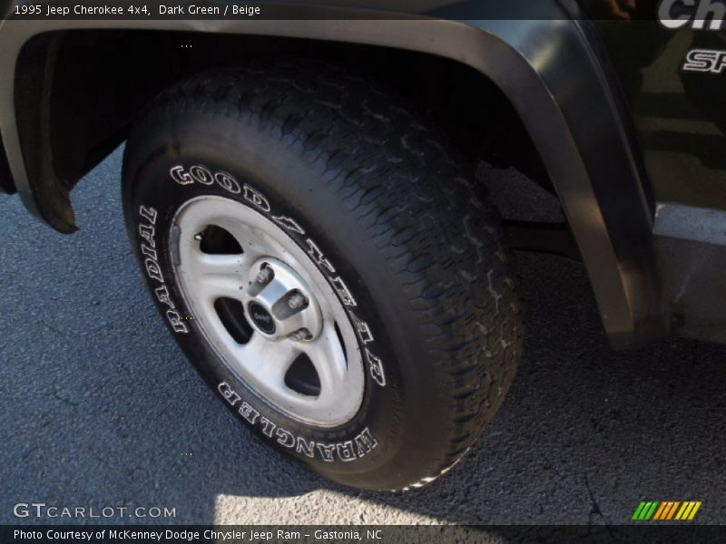 Dark Green / Beige 1995 Jeep Cherokee 4x4