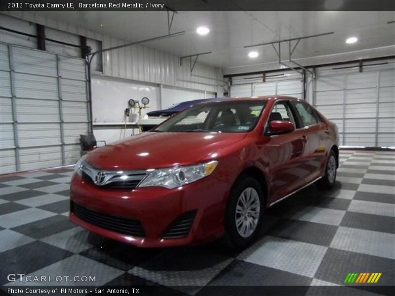 Barcelona Red Metallic / Ivory 2012 Toyota Camry LE