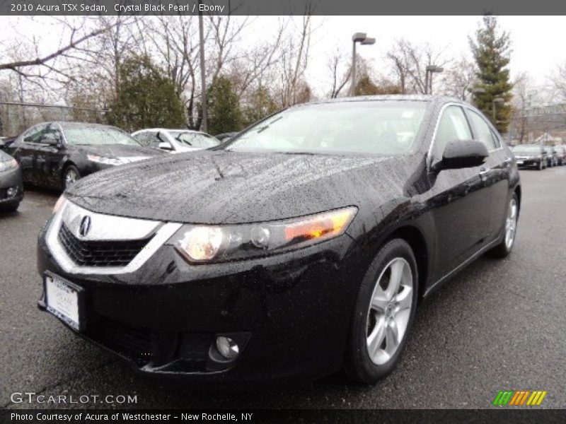 Crystal Black Pearl / Ebony 2010 Acura TSX Sedan