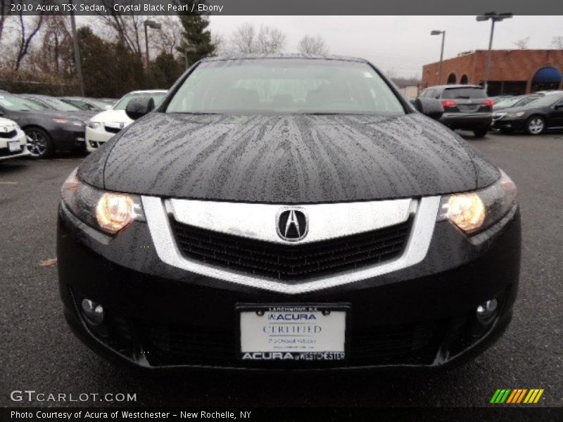 Crystal Black Pearl / Ebony 2010 Acura TSX Sedan