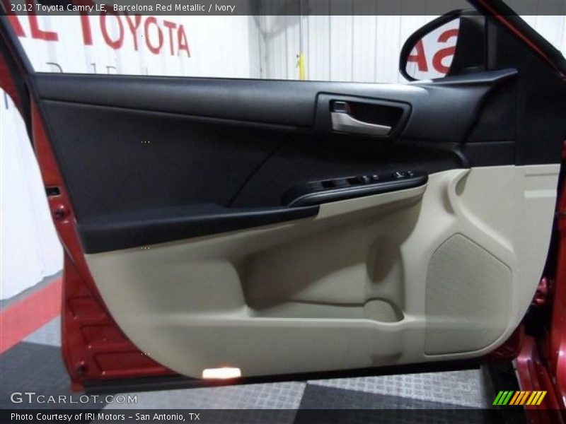 Barcelona Red Metallic / Ivory 2012 Toyota Camry LE