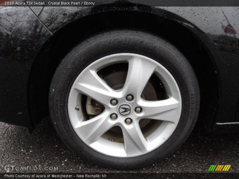 Crystal Black Pearl / Ebony 2010 Acura TSX Sedan