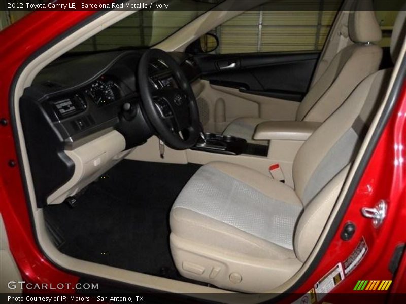 Barcelona Red Metallic / Ivory 2012 Toyota Camry LE