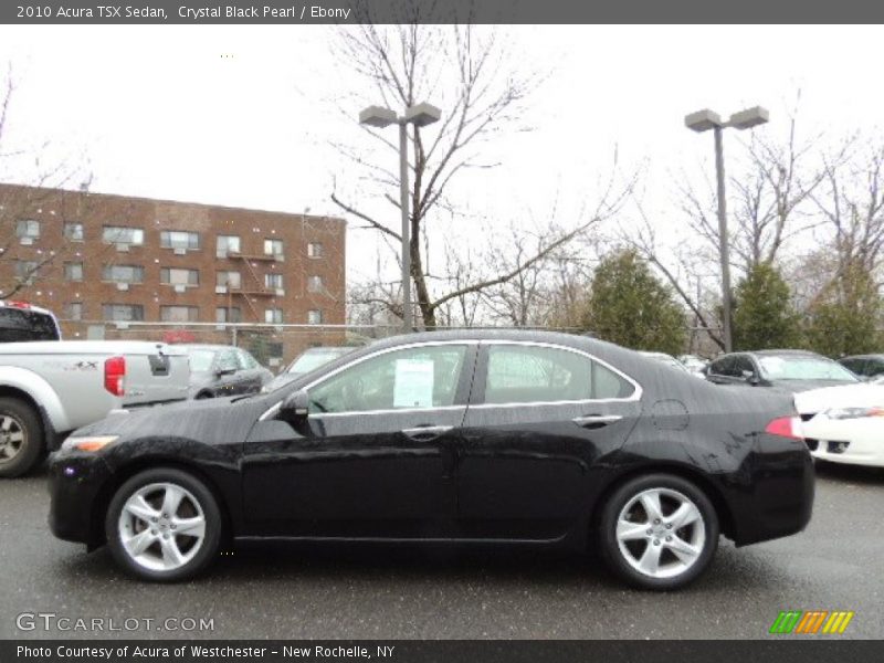 Crystal Black Pearl / Ebony 2010 Acura TSX Sedan