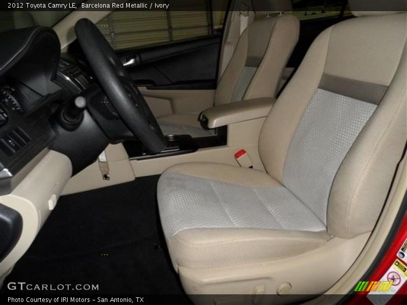 Barcelona Red Metallic / Ivory 2012 Toyota Camry LE