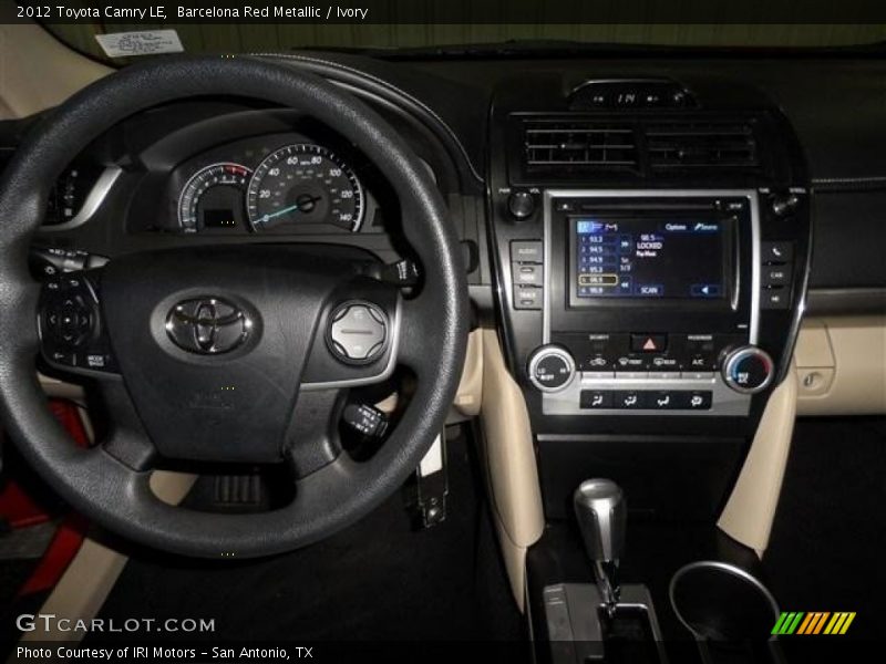 Barcelona Red Metallic / Ivory 2012 Toyota Camry LE