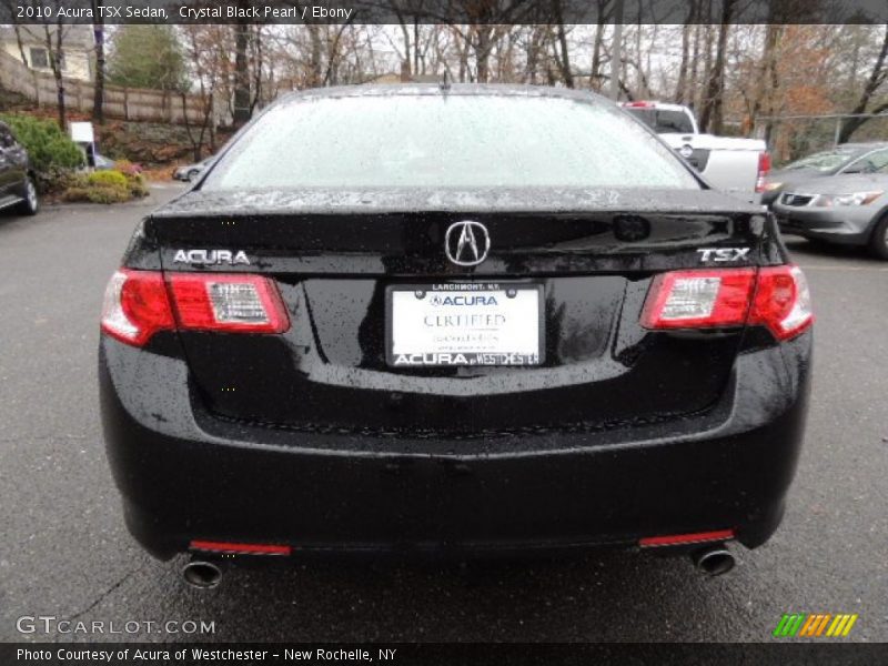 Crystal Black Pearl / Ebony 2010 Acura TSX Sedan