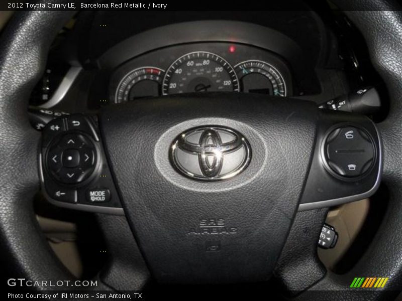 Barcelona Red Metallic / Ivory 2012 Toyota Camry LE