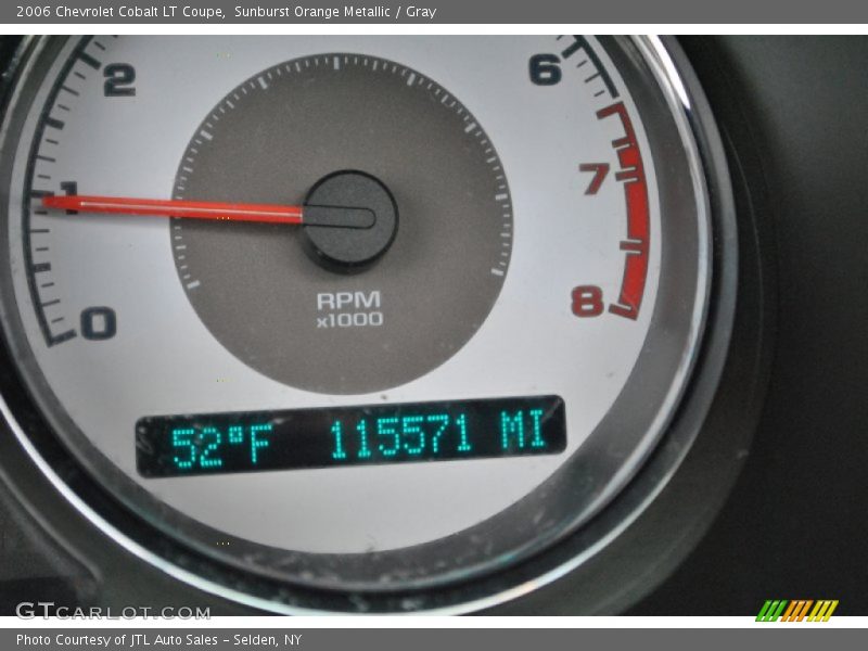Sunburst Orange Metallic / Gray 2006 Chevrolet Cobalt LT Coupe