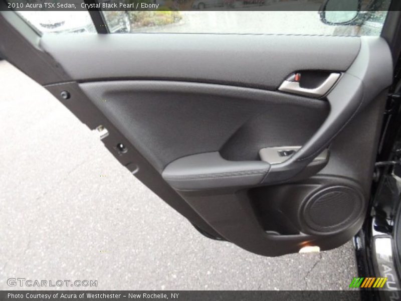 Crystal Black Pearl / Ebony 2010 Acura TSX Sedan