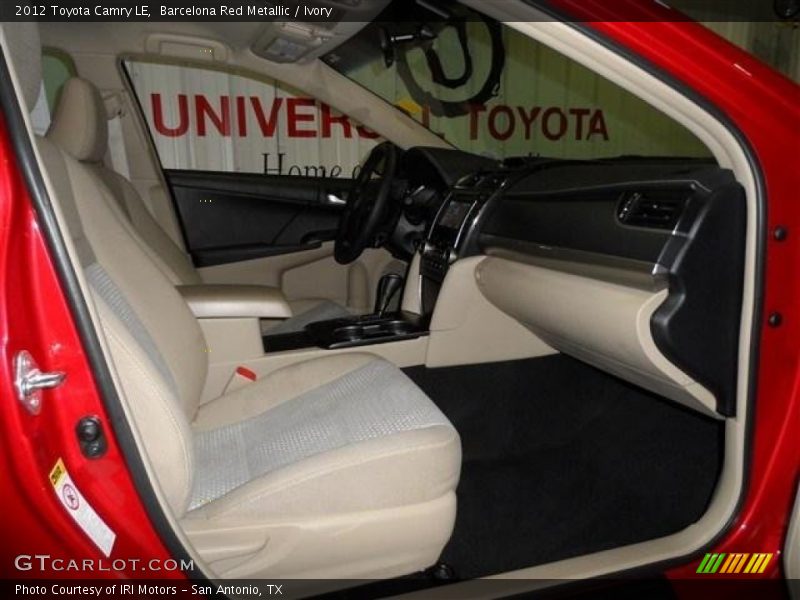Barcelona Red Metallic / Ivory 2012 Toyota Camry LE