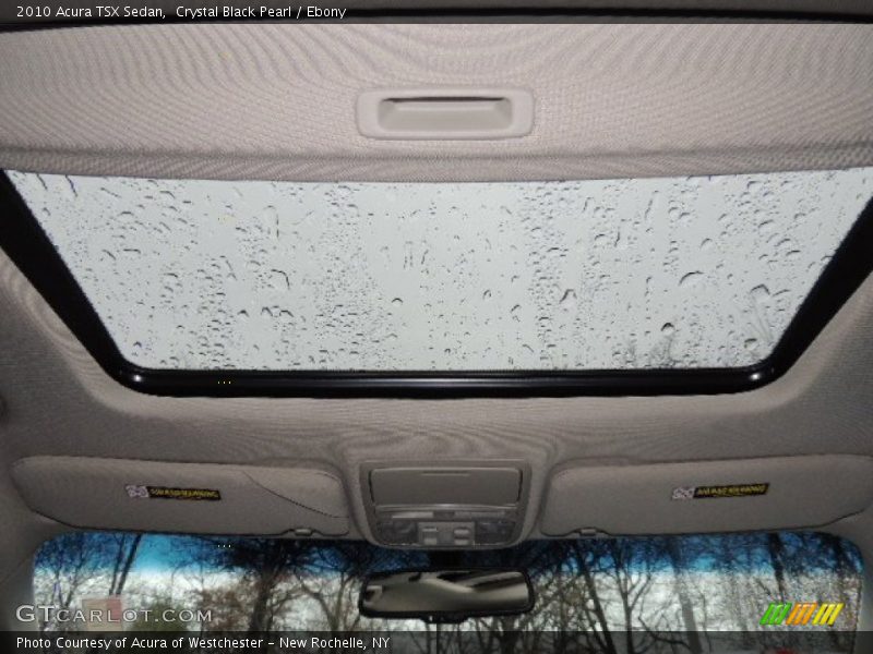 Crystal Black Pearl / Ebony 2010 Acura TSX Sedan