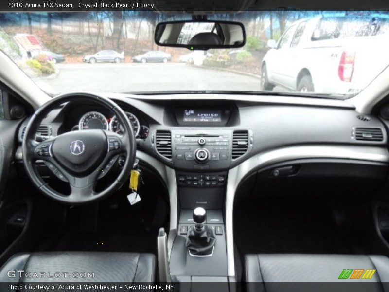 Crystal Black Pearl / Ebony 2010 Acura TSX Sedan