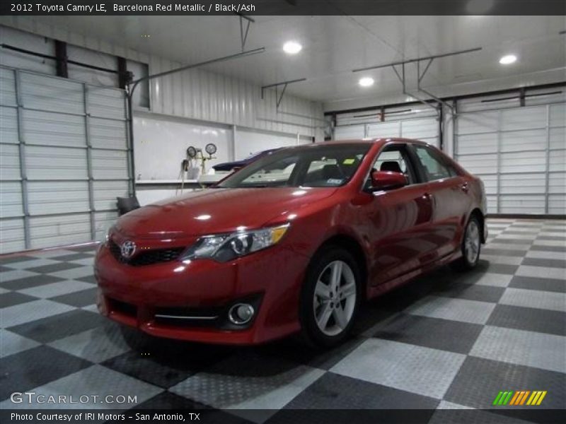 Barcelona Red Metallic / Black/Ash 2012 Toyota Camry LE
