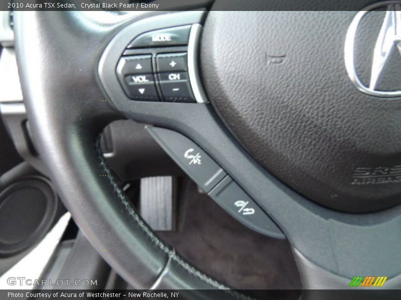 Crystal Black Pearl / Ebony 2010 Acura TSX Sedan