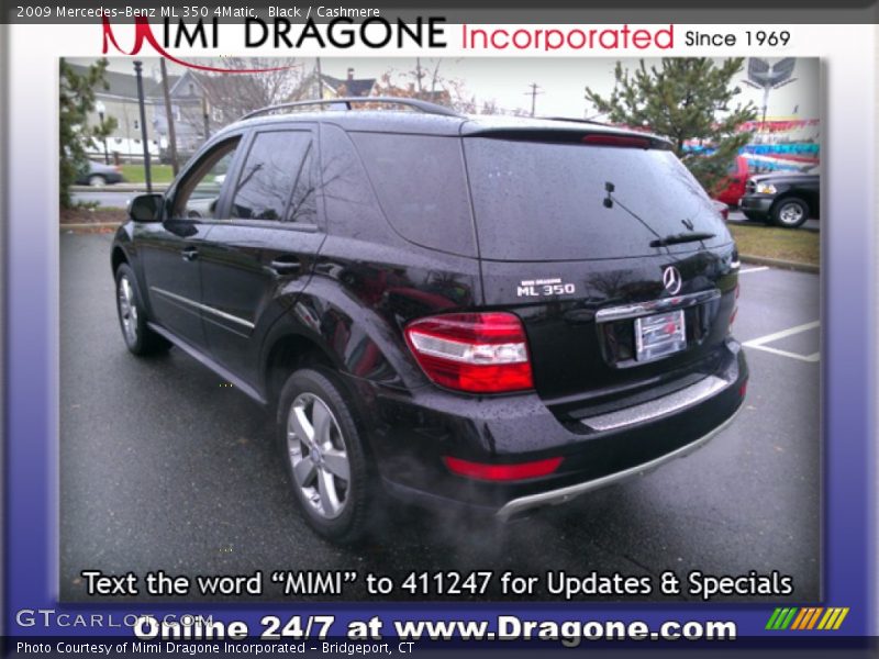Black / Cashmere 2009 Mercedes-Benz ML 350 4Matic