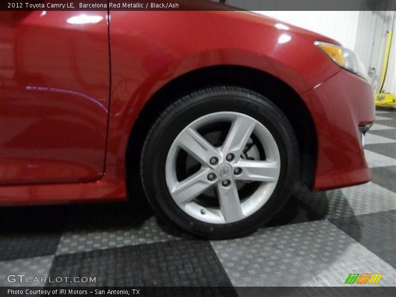 Barcelona Red Metallic / Black/Ash 2012 Toyota Camry LE