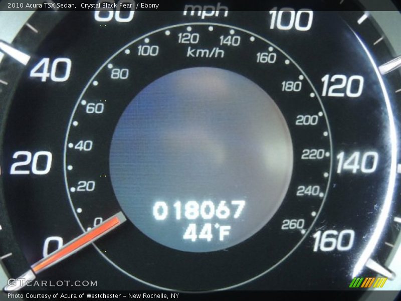 Crystal Black Pearl / Ebony 2010 Acura TSX Sedan