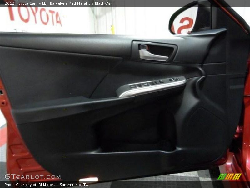 Barcelona Red Metallic / Black/Ash 2012 Toyota Camry LE