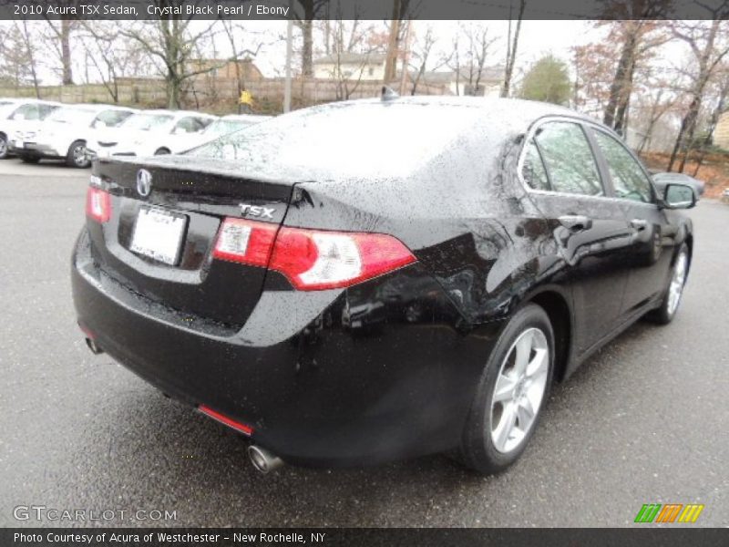 Crystal Black Pearl / Ebony 2010 Acura TSX Sedan