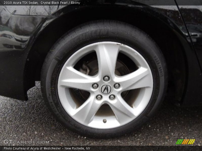 Crystal Black Pearl / Ebony 2010 Acura TSX Sedan