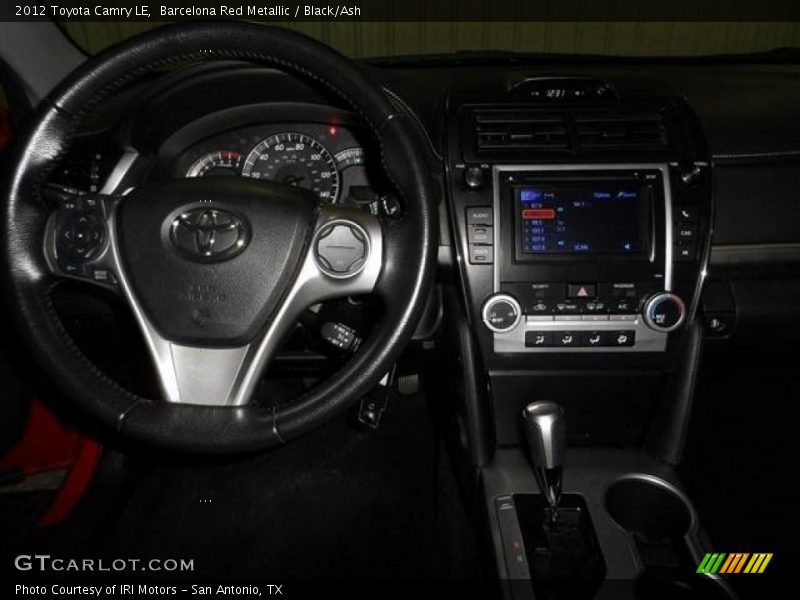 Barcelona Red Metallic / Black/Ash 2012 Toyota Camry LE