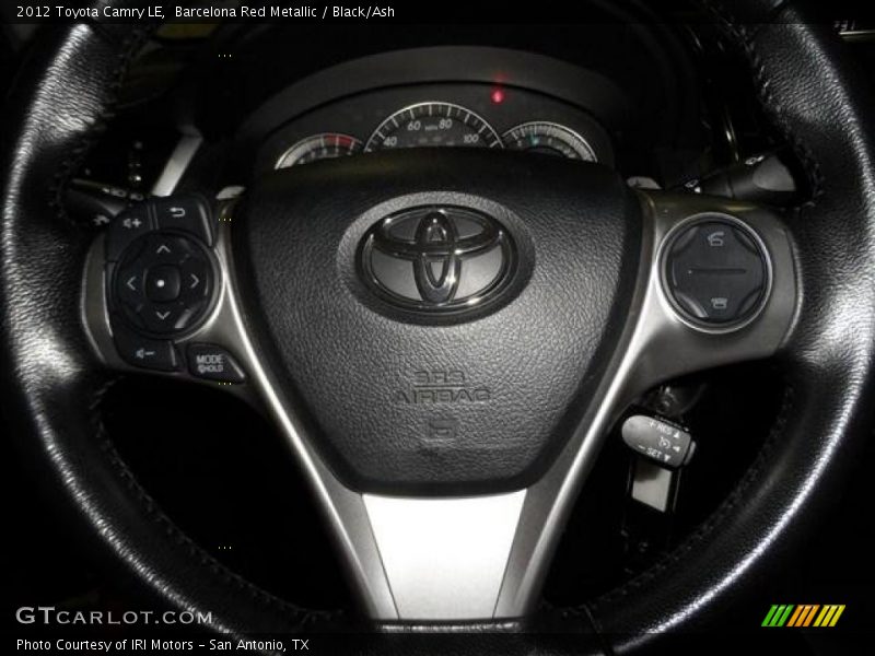 Barcelona Red Metallic / Black/Ash 2012 Toyota Camry LE
