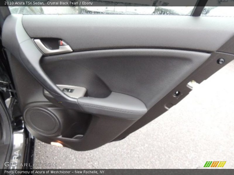 Crystal Black Pearl / Ebony 2010 Acura TSX Sedan