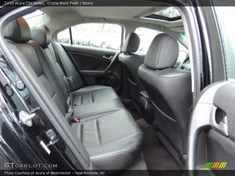Crystal Black Pearl / Ebony 2010 Acura TSX Sedan
