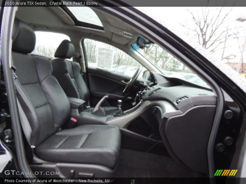 Crystal Black Pearl / Ebony 2010 Acura TSX Sedan