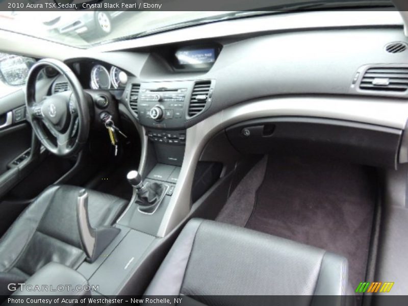 Crystal Black Pearl / Ebony 2010 Acura TSX Sedan