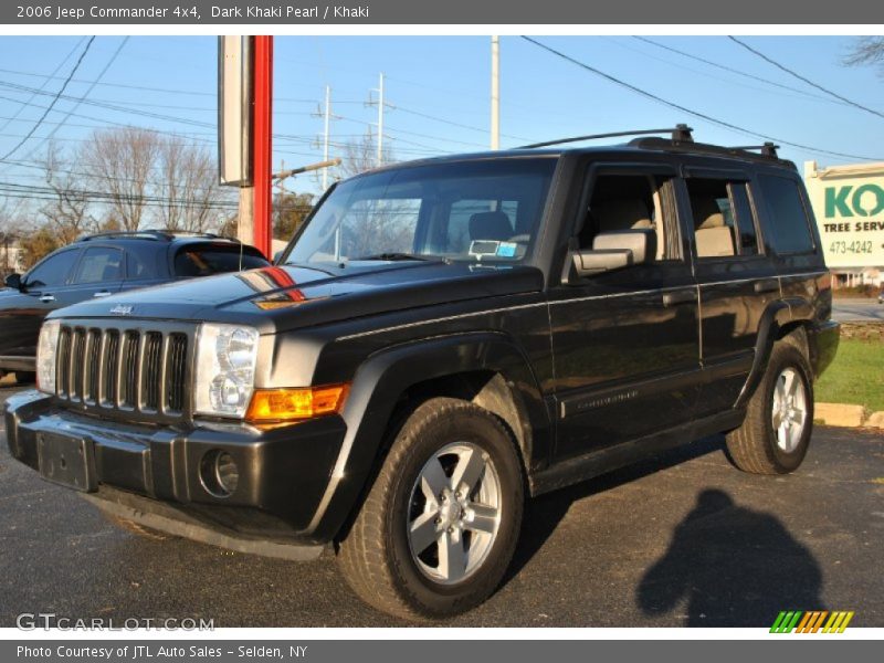 Dark Khaki Pearl / Khaki 2006 Jeep Commander 4x4