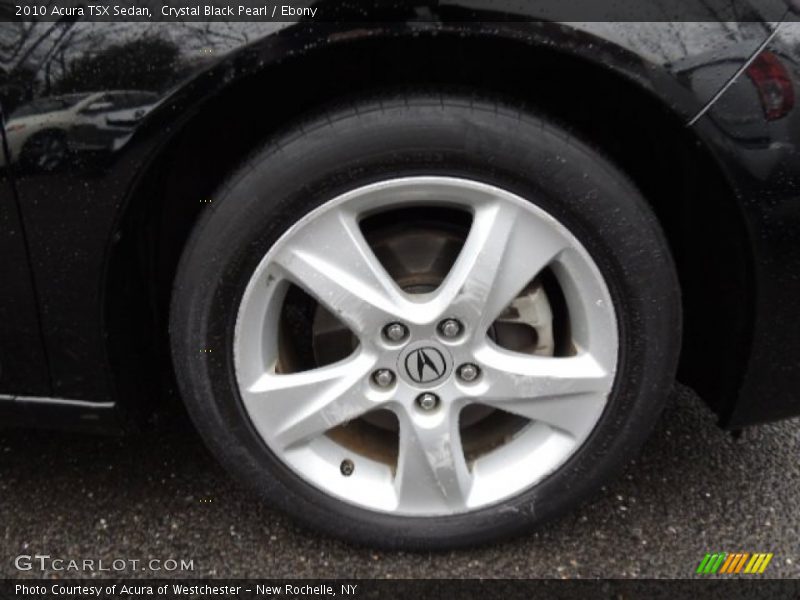 Crystal Black Pearl / Ebony 2010 Acura TSX Sedan