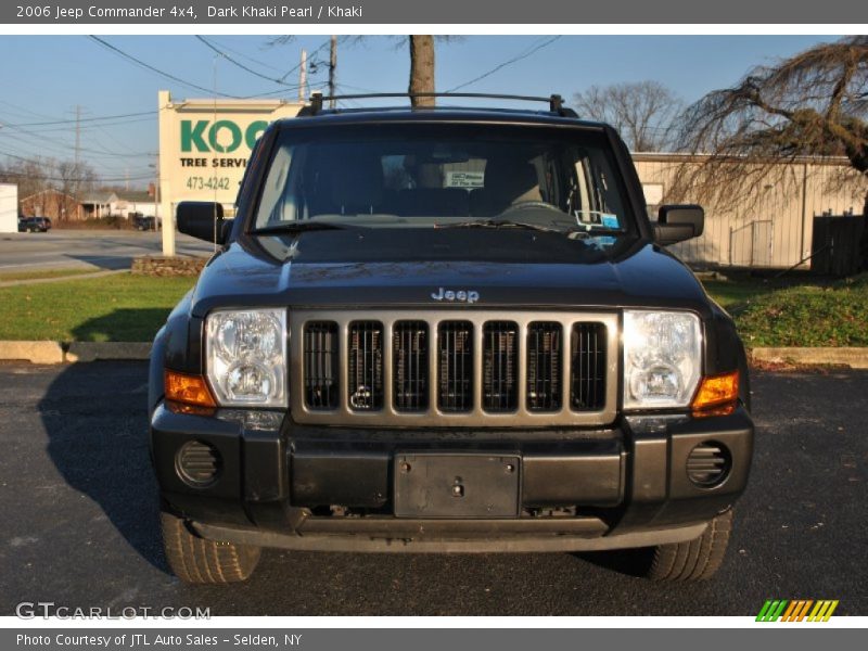 Dark Khaki Pearl / Khaki 2006 Jeep Commander 4x4